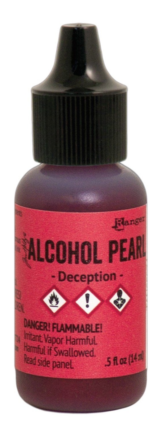 Ranger Tim Holtz Alcohol Pearls 0.5Oz Deception - Unleash Your Creativity!