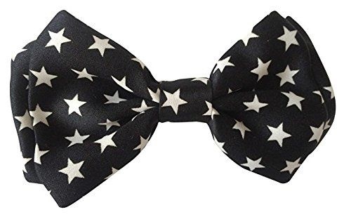 Halloween Wholesalers Bowtie (Black & White Stars)