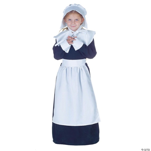 Pilgrim Costume For Girls Md