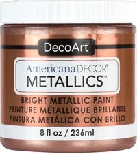 Decoart Americana Decor Metallics 8Oz Rose Gold 1 Pack Of 3 Piece