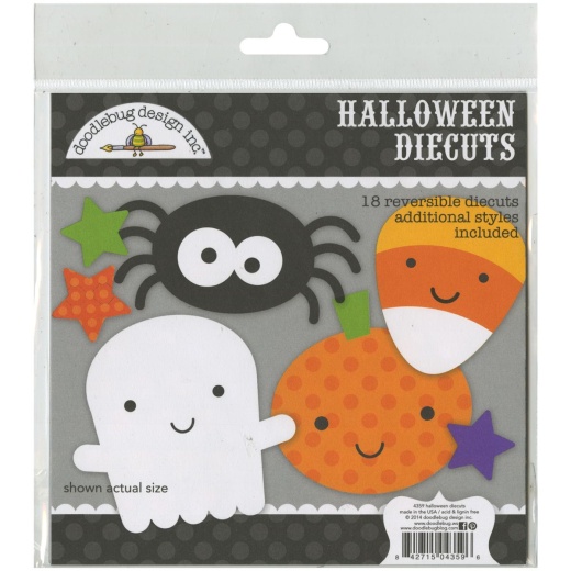 Ghouls And Goodies Paper Craft Kit Halloween Die Cuts