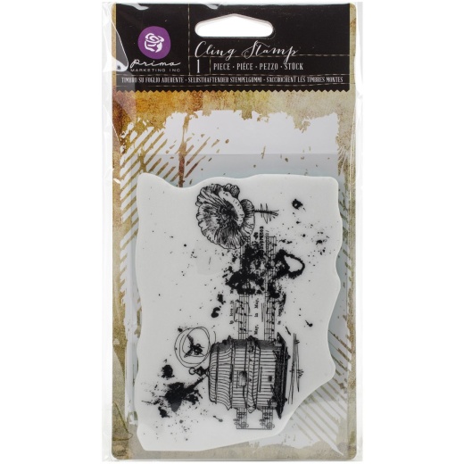 Prima Cling Stamp 3.5 X5 Inch Romanticism Inch