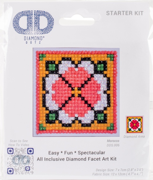 Diamond Dotz Square Diamond Art Kit 2.8 Inch X2.8 Inch Morocco