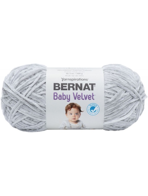 Bernat Baby Velvet Yarn Misty Gray