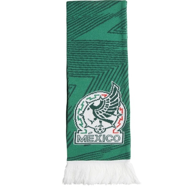 Adidas Mexico Fmf Knit Scarf Color: Green. Size: 53" X 6.5" X 3.5"
