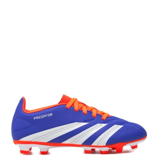 Adidas Predator Club Fxg J Blue/White/Solar Red Youth Soccer Cleats Size: 1.5. Color: Blue/White/Solar Red