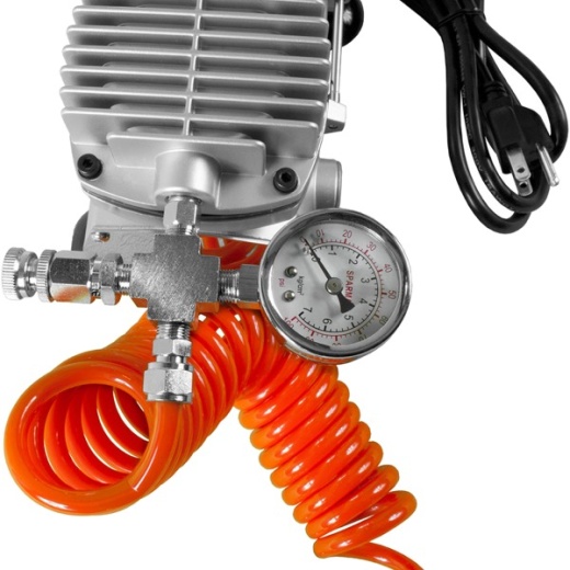 Silver Kwik Goal Portable Air Compressor
