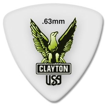 Steve Clayton™ Acetal/Polymer Pick: Rounded Triangle