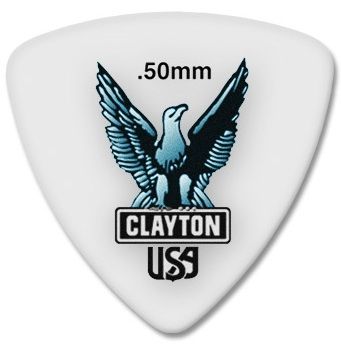 Steve Clayton™ Acetal/Polymer Pick: Rounded Triangle