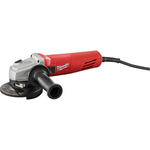 Small Angle Grinder With Slide Lock-On Switch, 4-1/2", 120 V, 11 A, 11000 Rpm