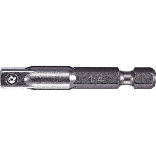 Adapter & Extension, 1/4" Drive Size, 1/4" Male Size, Ball, 2" l