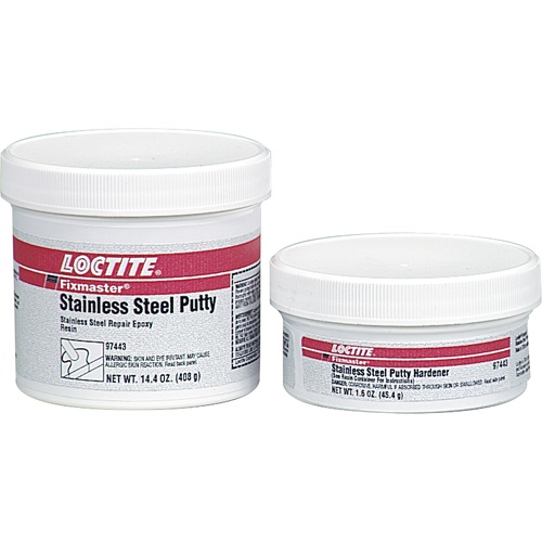 Fixmaster™ Stainless Steel Putty, 680 G., Kit, Grey