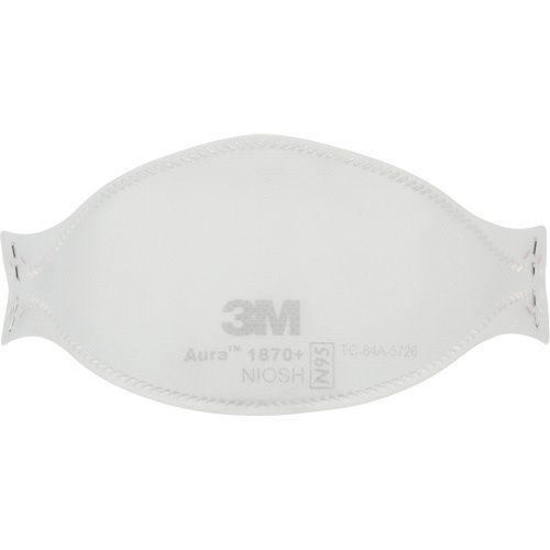 10-Pack Of 3M Aura NIOSH N95 Respirator Masks - White 1870+ (Exp. 2026) 6 thumbnail image