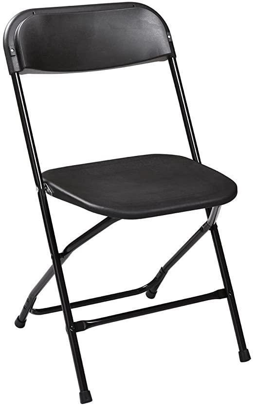 Commercial Plastic Folding Chairs Stackable Wedding Party Event Chair Whiteblack 40 Black