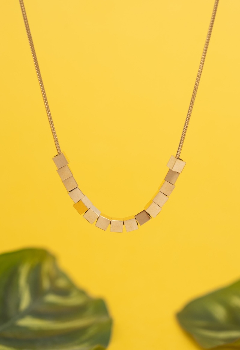 Always Chic Gold Bar Necklace