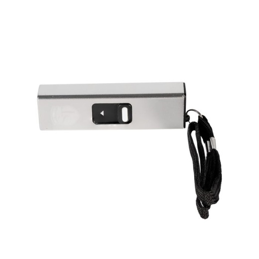 Slider Stun Gun Flashlight - Silver