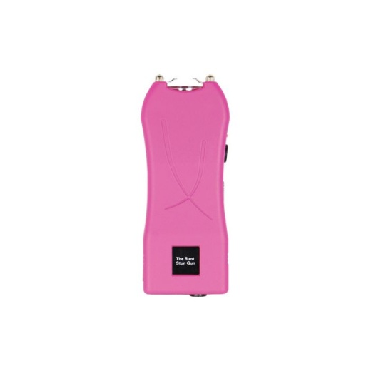Runt Pink Stun Gun With Flashlight And Wrist Strap Disable Pin