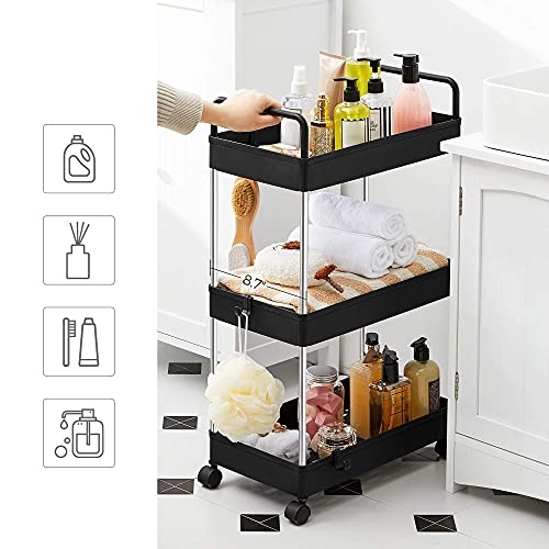 3-Tier Rolling Cart