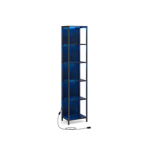 Smartwater Led Bookcase Rack 6-Tier Led Bookshelf