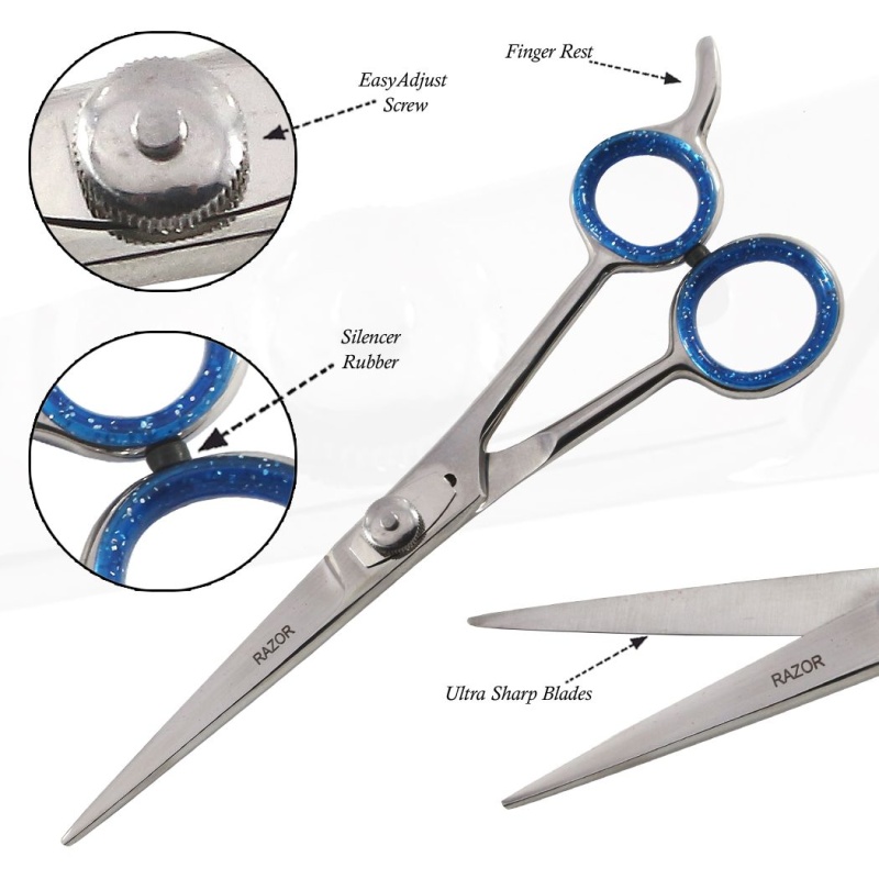 Professional Hair Cutting Razor Edge 6.5” Barber Scissors