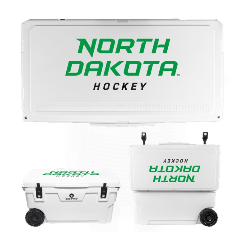 Big Frig North Dakota Hockey Wheel Cooler 70Qt