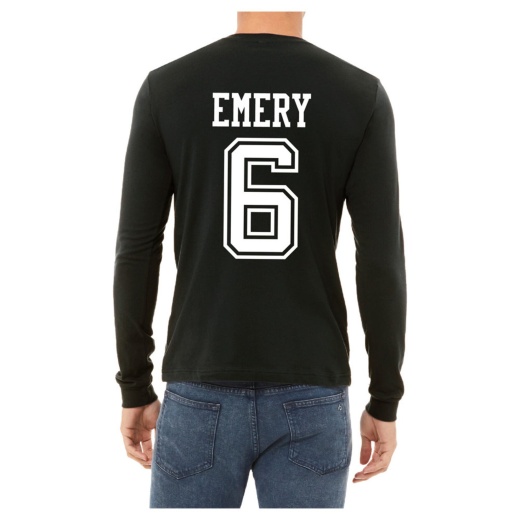 #6 E.J. Emery Nd Hockey Sport Adult Long Sleeve