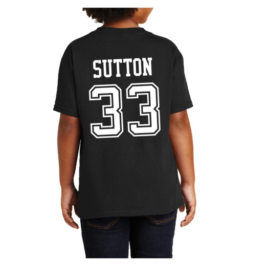 #33 Jett Sutton Nd Football Sport Youth Tee