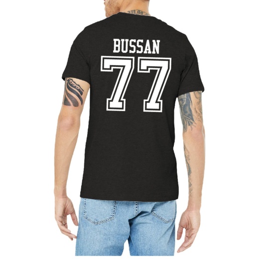 #77 Mark Bussan Nd Football Sport Adult Tee