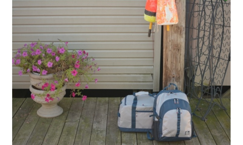 Silver Spinnaker Racer Duffel
