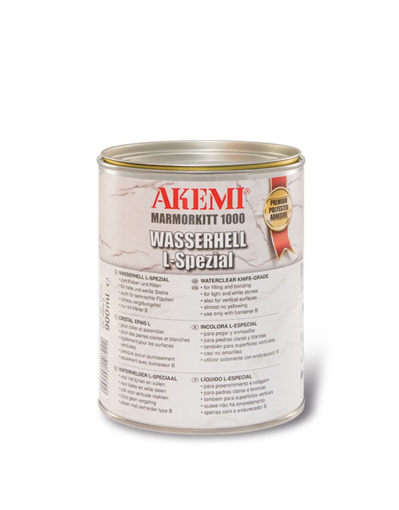 Akemi Akemi Waterclear Knife Grade Polyester 900Ml