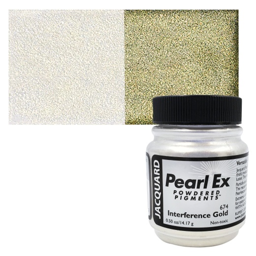 Pearl Ex #674 .5Oz Interference Gold Powdered Pigments