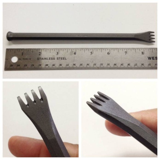 Milani Steel Hand Mallethead Maxi 4 Tooth Chisel 15Mm 5/8