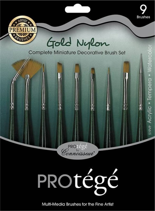 Protege 9Pc Brush Set by Just Sculpt