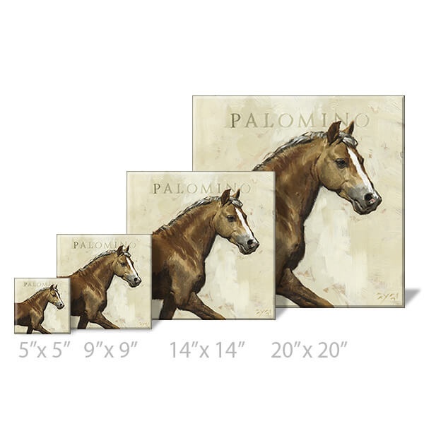 Palomino Horse Giclee Wall Art