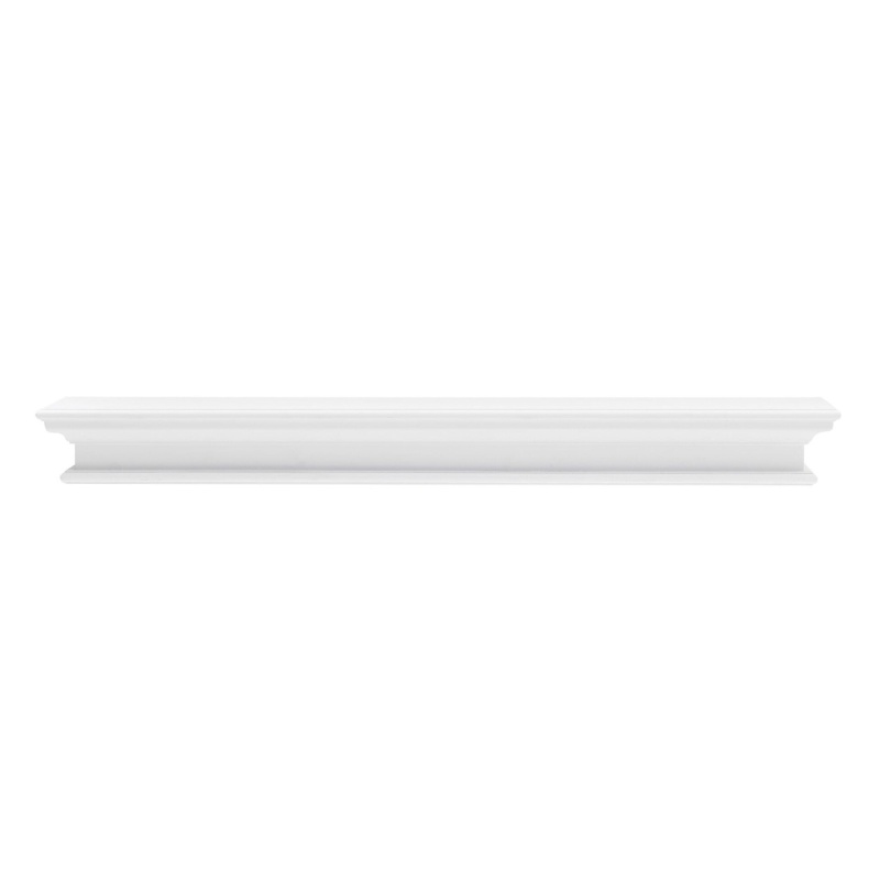 47" Classic White Xl Floating Wall Shelf