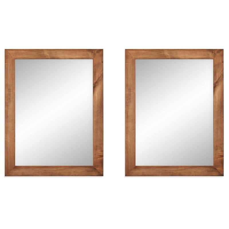 Set of 2 Modern Farmhouse Mirrors