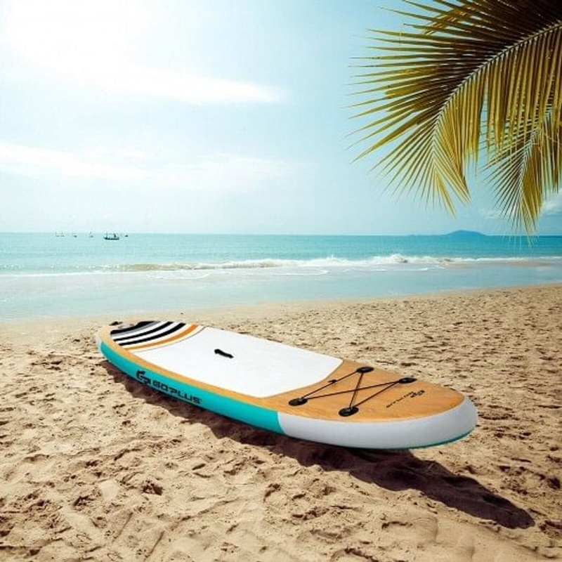 11' Inflatable Stand Up Paddle Board Surfboard Sup With Bag - Size: l