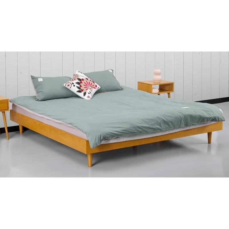 Queen Mid-Century Modern Platform Bed Frame