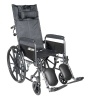 Silver Sport Full-Reclining 20" Wheelchair Full Arm W/Legrest 1/Cs