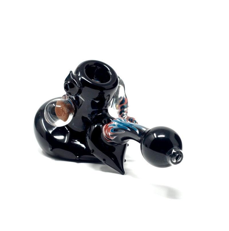 6" Head Design Glass Bubbler Pipe