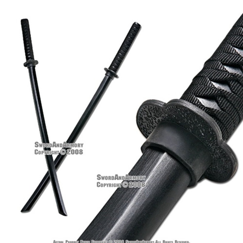 2 Pcs 40" Hardwood Datio Bokken Kendo Practice Sword Set