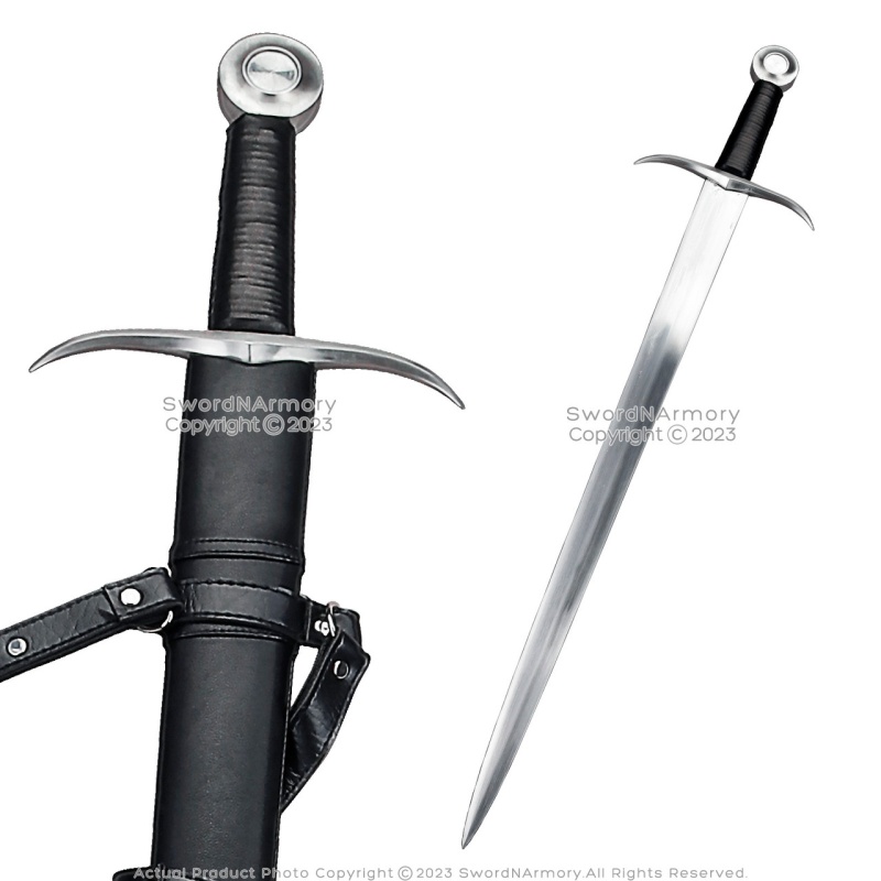 7022 35" Function Arming Short Sword Medieval Sharp Tang Type Xv Blade J1 Pommel