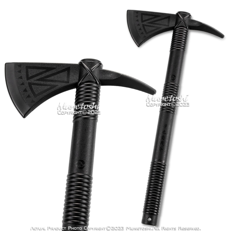 Black Polypropylene Axes Assassin Viking Tomahawk Theater Cosplay Prop 79