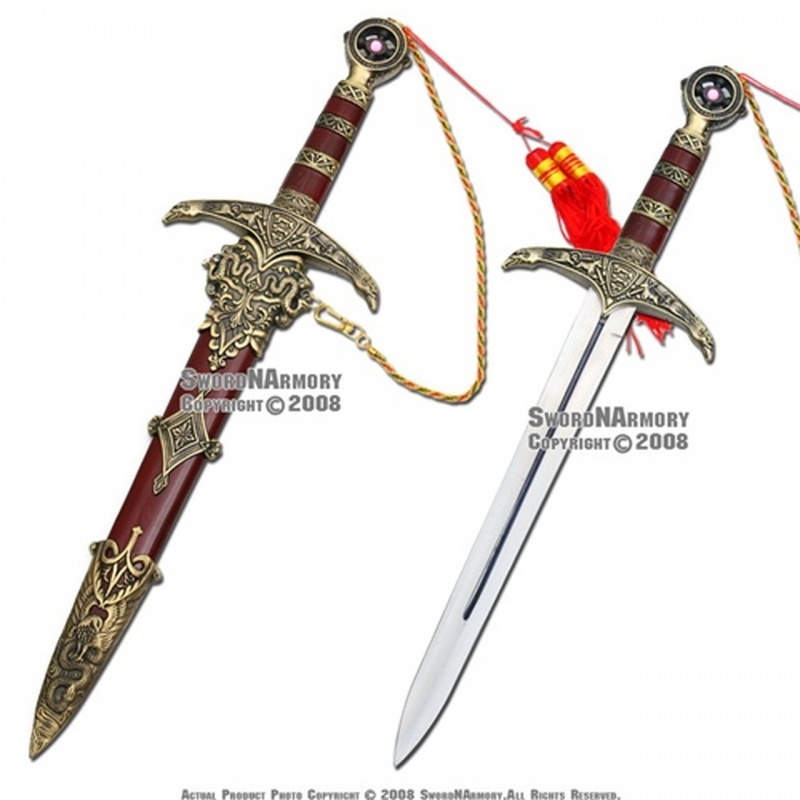 17.5" Robin Hood Dagger with Scabbard