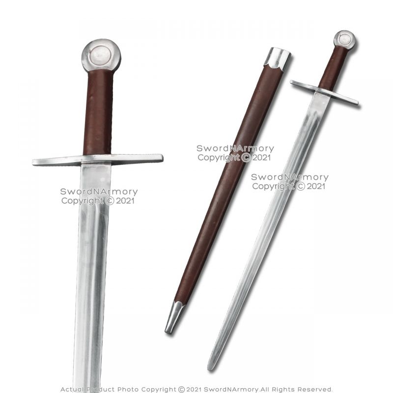 Handmade Medieval Viking Arming Sword with Scabbard