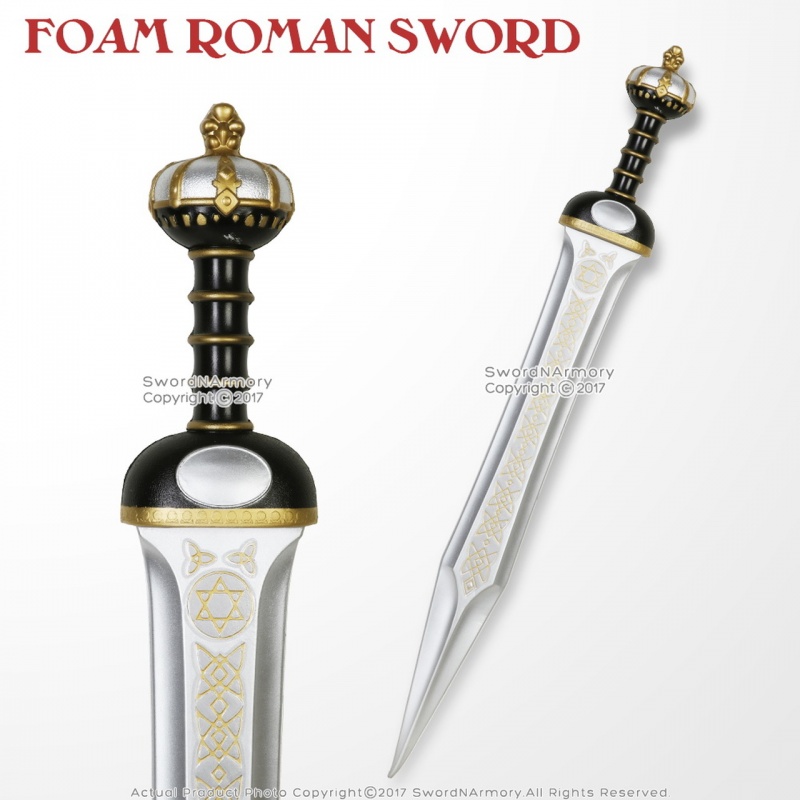 32" Foam Roman Crown Gladius High Density Imperial Legion Centurion Larp Cosplay Sword