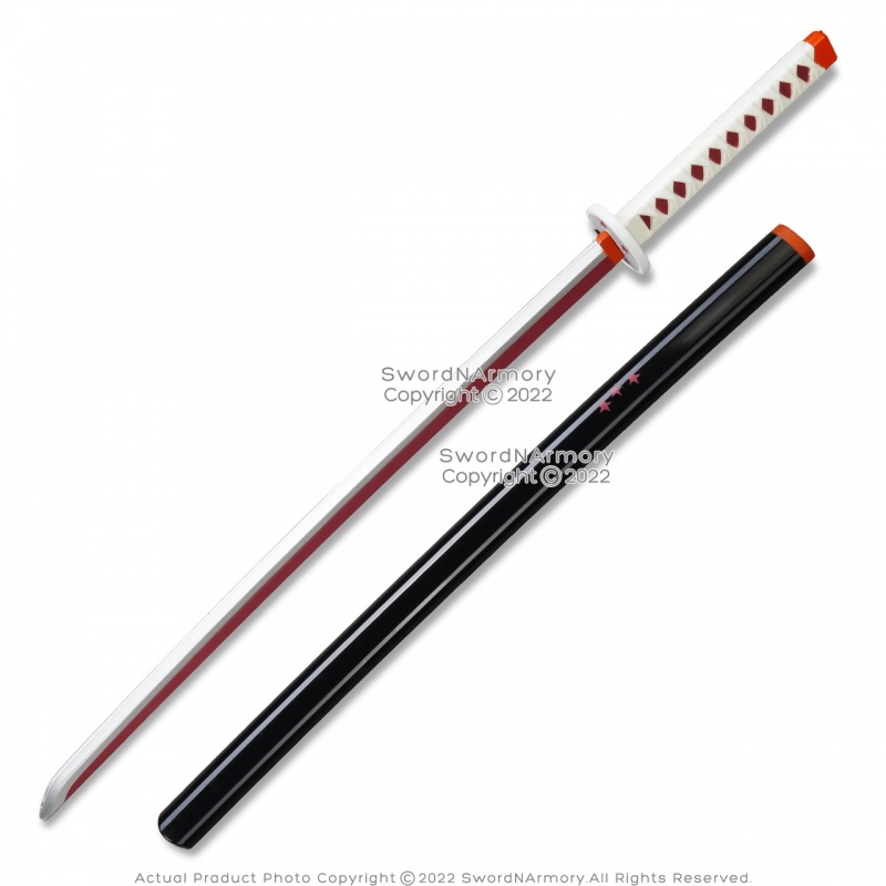 Tsuyuri Kanao 40" Foam Nichirin Katana Samurai Sword Demon Killer Cosplay Anime