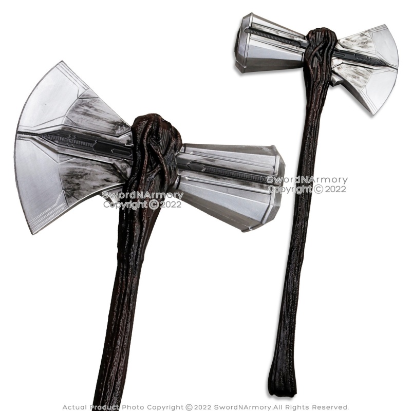 35" Black Foam Stormbreak Thor Thunder Asgard Axe Hammer Movie Hero Cosplay Prop