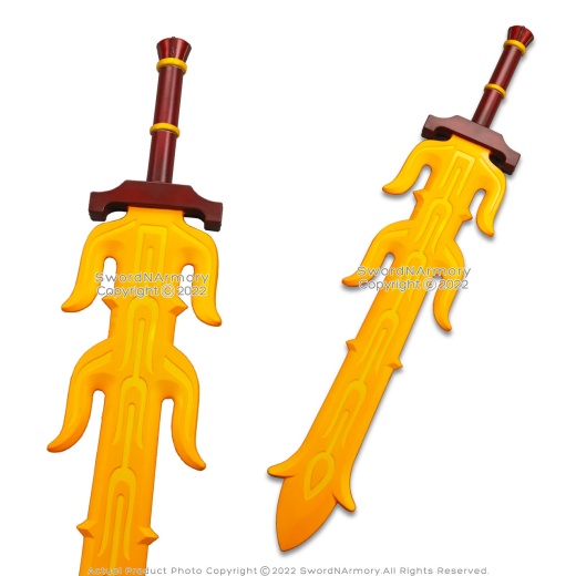 39.5" Great Flameblade Sword Zelda Link Fire Fantasy Video Game Cosplay Prop