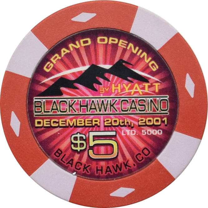 Black Hawk Casino By Hyatt Black Hawk Colorado 5 Grand Opening Chip